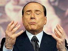 берлускони возглавил демонстрацию в поддержку самого себя